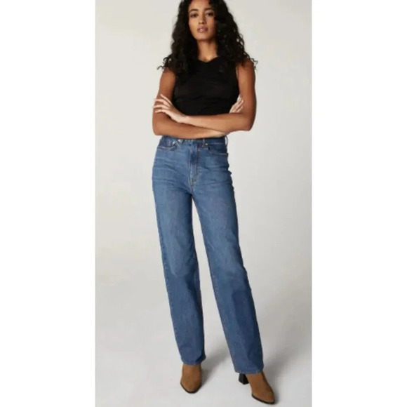 Unpublished High-Rise Straight Leg Jeans - Picture 1 of 6